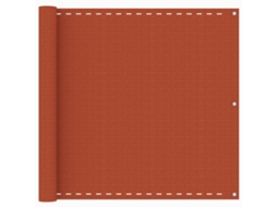 Vidaxl Tela De Varanda 90x500 Cm Pead Laranja