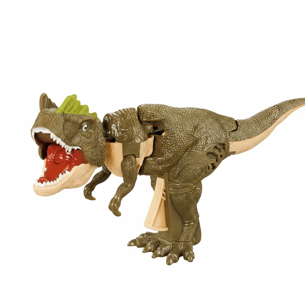 Figura de Ação de Dinossauro , Modelo Tyrannosaurus Rex, com Efeitos Sonoros e Articulações. MDUG (marrom)