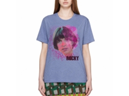 Rockinstone Rocky Movie Adrian Heather Light Blue Adult T-shirt Size:m