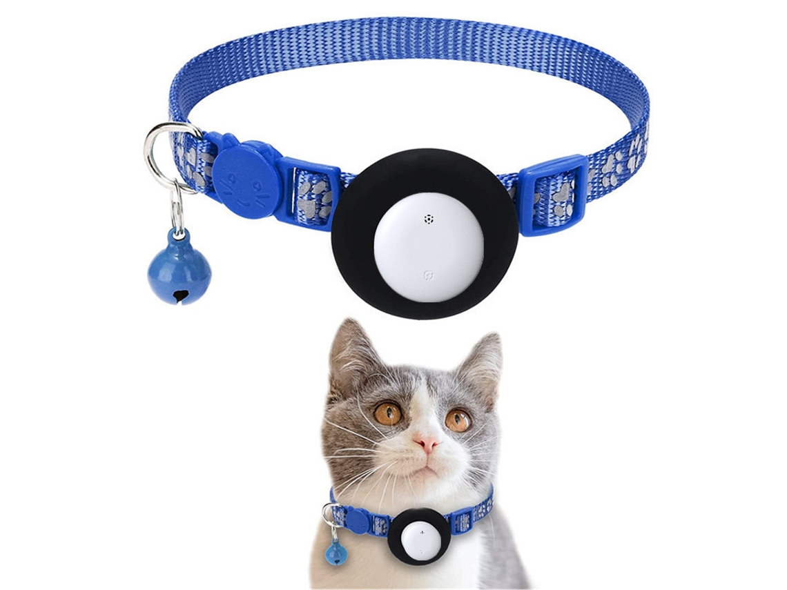 Rastreador De Animais, Localizador Global Gps, Dispositivo Anti-perda Compatível Com Dispositivos Android E Apple (azul Escuro) Cuich
