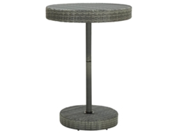 Garden Table, Garden Tables Vidaxl Cinzeto Rattan / Vime (75.5 X 106 Cm)