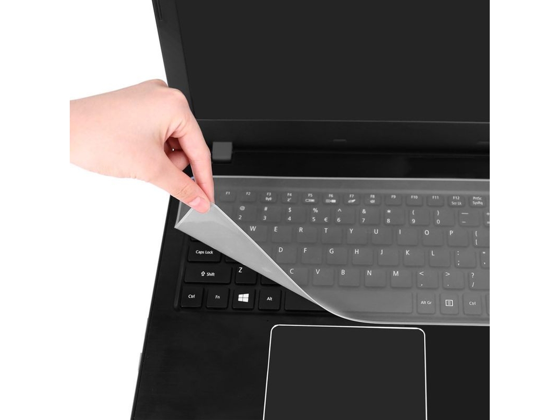 2026 funda de Teclado Universal para Notebook 15.6" com Numérico, Silicone Impermeável, Transparente