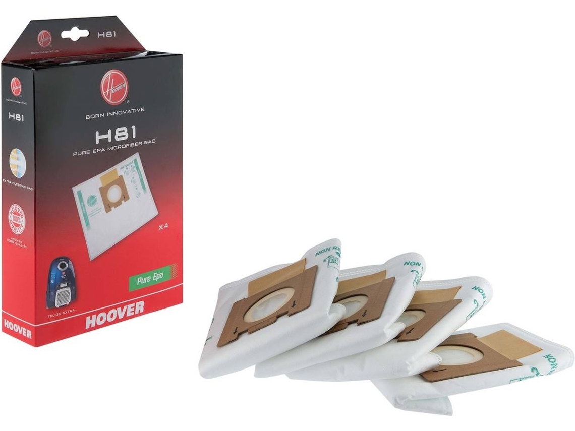 Saco de Aspirador HOOVER H81 (Compatibilidade: Hoover - 4 unidades)
