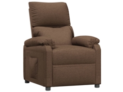 Recliner Chair, Recliner Chairs Vidaxl Marrom Tecido