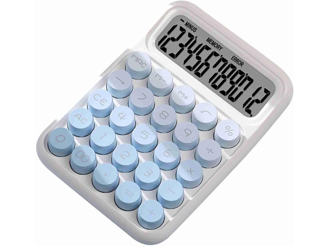Calculadora De 12 Dígitos Com Design Elegante E Ecrã Grande E Nítida