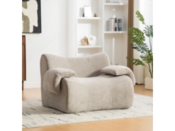 Sofá Modular Em Chenille Com Espuma De Alta Densidade 30d, Sofá Comprimido Fácil De Mover, Base Antiderrapante, Para Sala, Cinzento