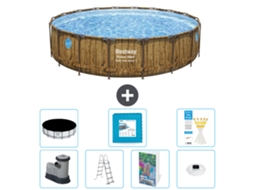 Bestway Piscina Bestway Power Steel Redonda - 549x122 Cm - 8-peças S674