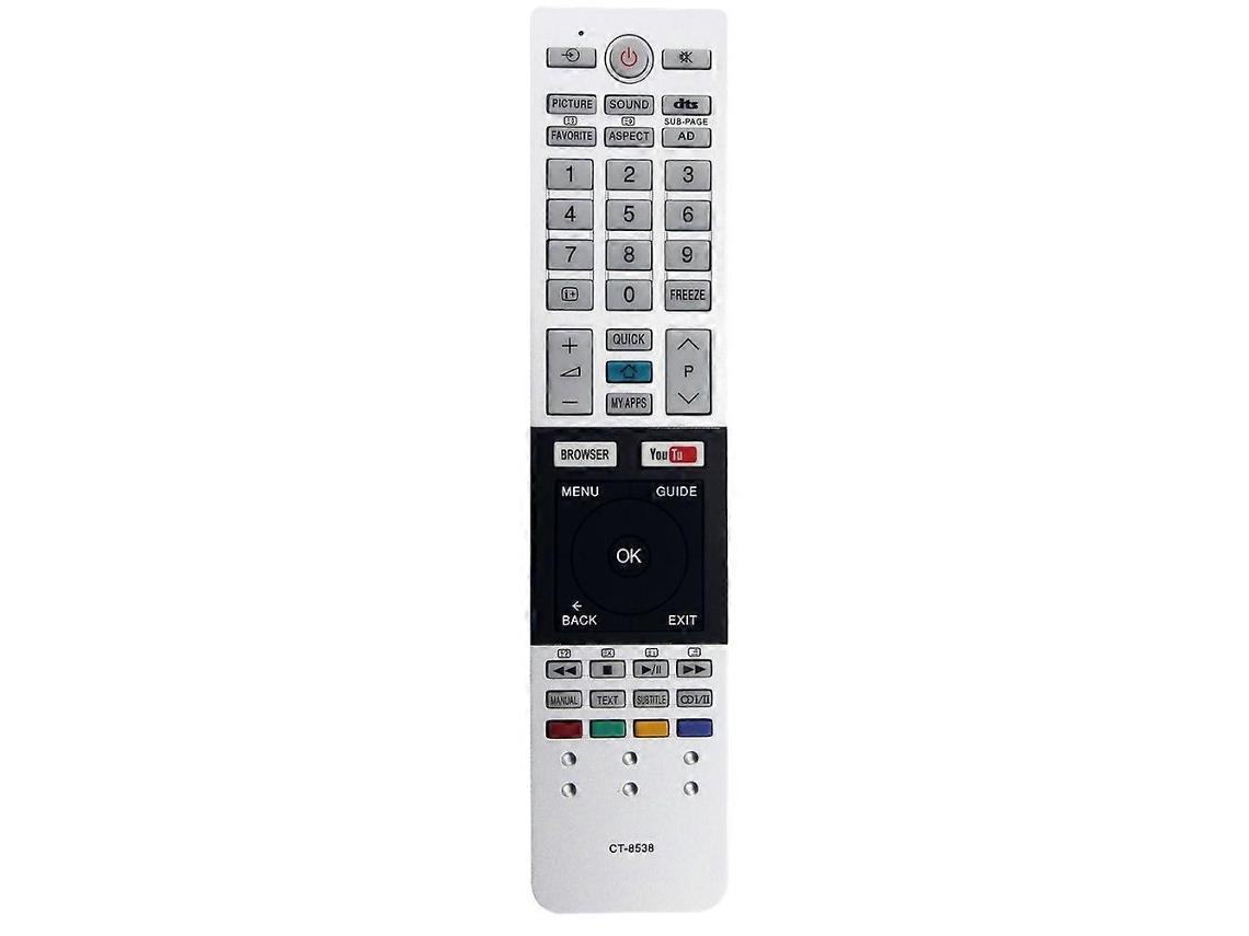 Controle Remoto De Substituição Ct-8538 Para Tv Lcd/led Ct8538
