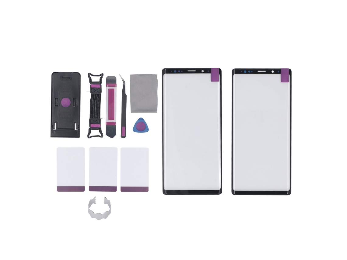 Aetheria 2pcs Tela de Vidro Externo Frontal para Galaxy Note 9 com Kit de Ferramentas de Reparo Oca