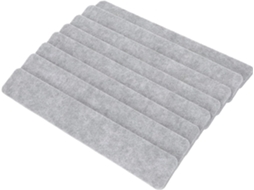 Heallily 8-tiras De Feltro Autoadesivas Para Quadro Avisos Com Tachinhas, Material Durável E Fácil De Usar, Ideal Para