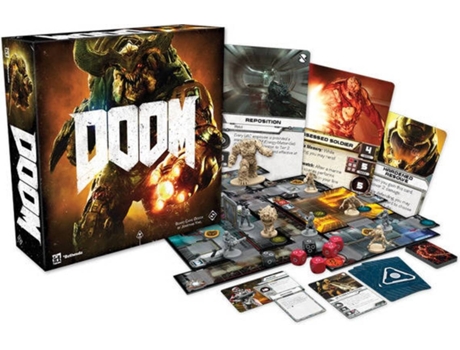 Jogo de Tabuleiro Doom: The Board Game (Idade Mínima: 12 - Nível Dificuldade: Intermédio)