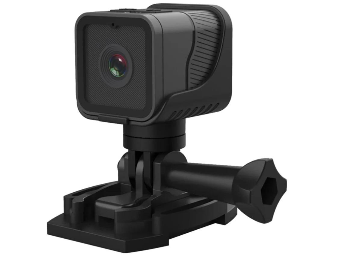 Câmeras de ação esportivas portáteis para atividades ao ar livre com ponto de acesso WiFi 1080P para mini câmeras de ação, Mini câmeras pretas Bestvite