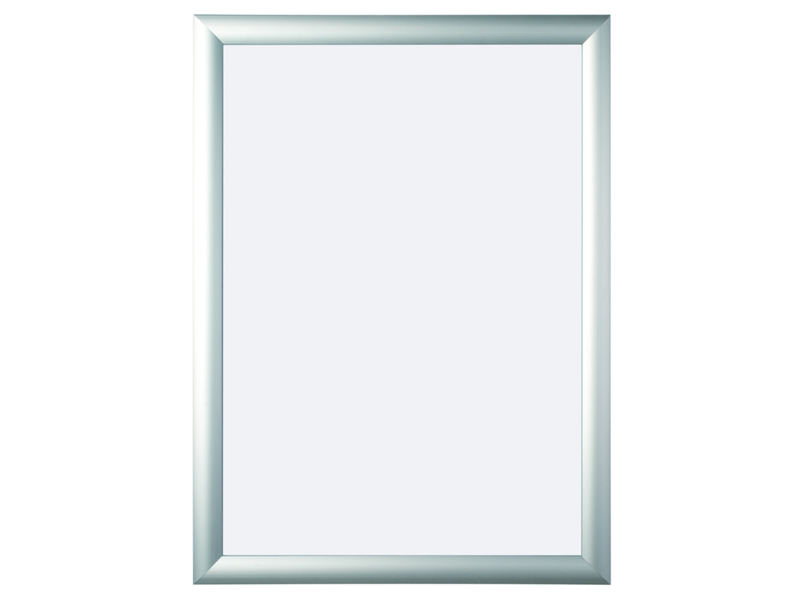 Expositor De Parede Com Moldura Curl Bi Office 325 X 445mm , Moldura De Alumínio Vt560415370 (a3)