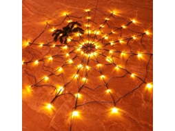 Luzes de teia de aranha Halloween 80 LEDs Nova Line