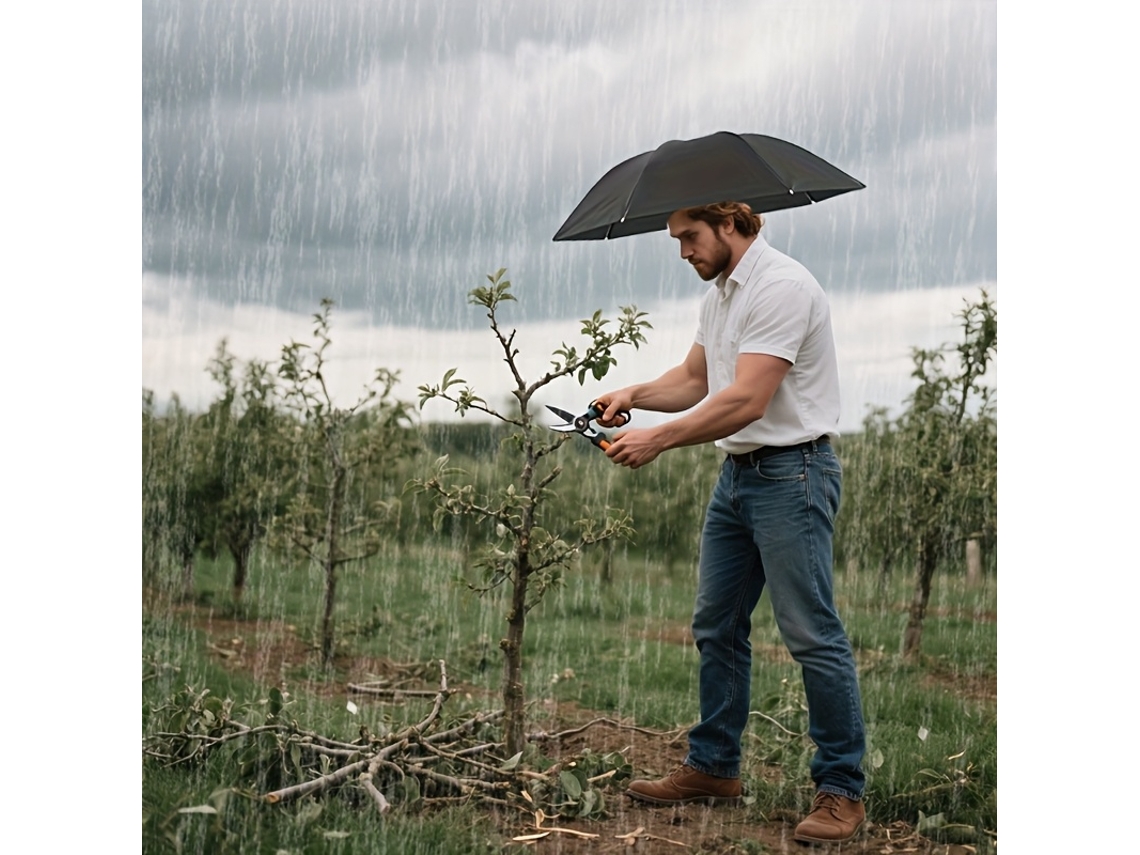 Guarda chuva Individual de 68,58 Cm com Viseira Solar Mãos Livres, Adequado para Pesca/bicicleta, Multifuncional, Moderno, Uso Doméstico STELASPLEN