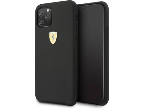 Capa em Silicone , On Track, SF, W Logo Shield, Apple iPhone 11 Pro, Preto, FESSIHCN58BK