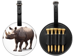 Bolsa para Tees de Golfe com Estampa de Unicórnio Fácil de Transportar e Mais Eficiente para Jogar Golfe.