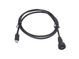 Laxiscreed Conector Usb À Prova D'água Com Rosca E Montagem Em Painel Para Aplicações Resistentes