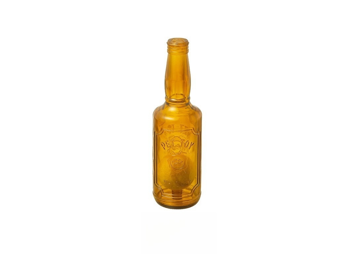Garrafa De Borracha Para Cães Brinquedo Resistente E Durável, Para Mastigação E Dentição Marrom Hexinyigjly