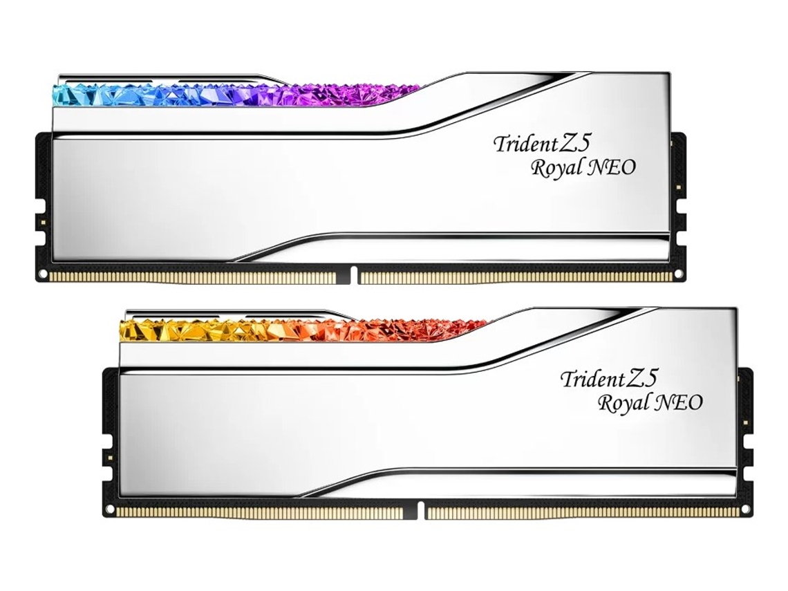 Trident Z5 Royal Neo F5 8000j4048g24gx2 Módulo de memória Tr5ns 48 Gb 2 X 24 Gb Ddr5 8000 Mhz G.SKILL