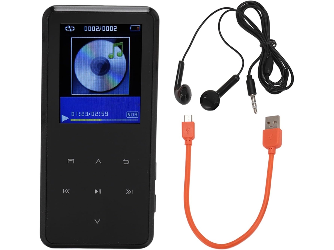 Leitor Mp3 Ativado Por Voz Gravador De Música Hifi Carregando A Leitura E-books A Vídeos, Dispositivo Na Tela