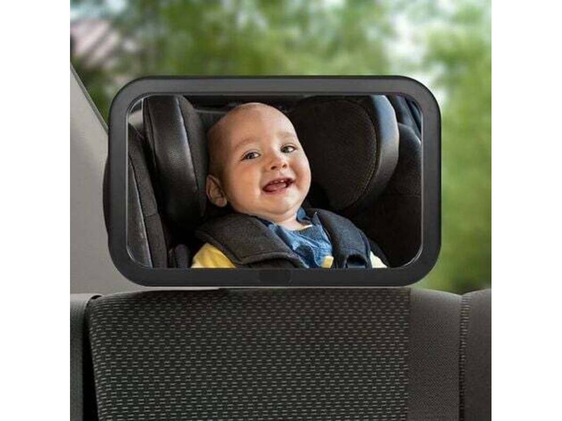 1 Espelho Retrovisor Para Carro Infantil, Com Rotação De 360° E Ajuste