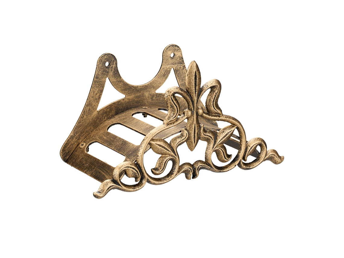 Suporte Para Mangueira Relaxdays, Ferro Fundido, Design Antigo, Axlxp: 16 X 29 X 14 Cm, Bronze.