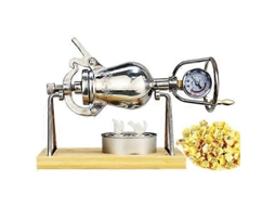 Pipoqueira Vintage Em Aço Inoxidável Com Controle Preciso De Pressão Para Milho E Feijão, 300ml