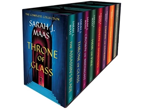 Livro Throne of Glass Box Set de Sarah J Maas (Inglês - Capa Dura)