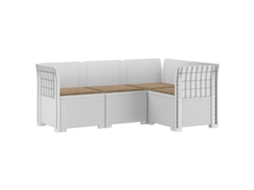 Maison Exclusive - Sofá De Jardim Para 4 Pessoas Com Almofadas Visual Rattan Pp