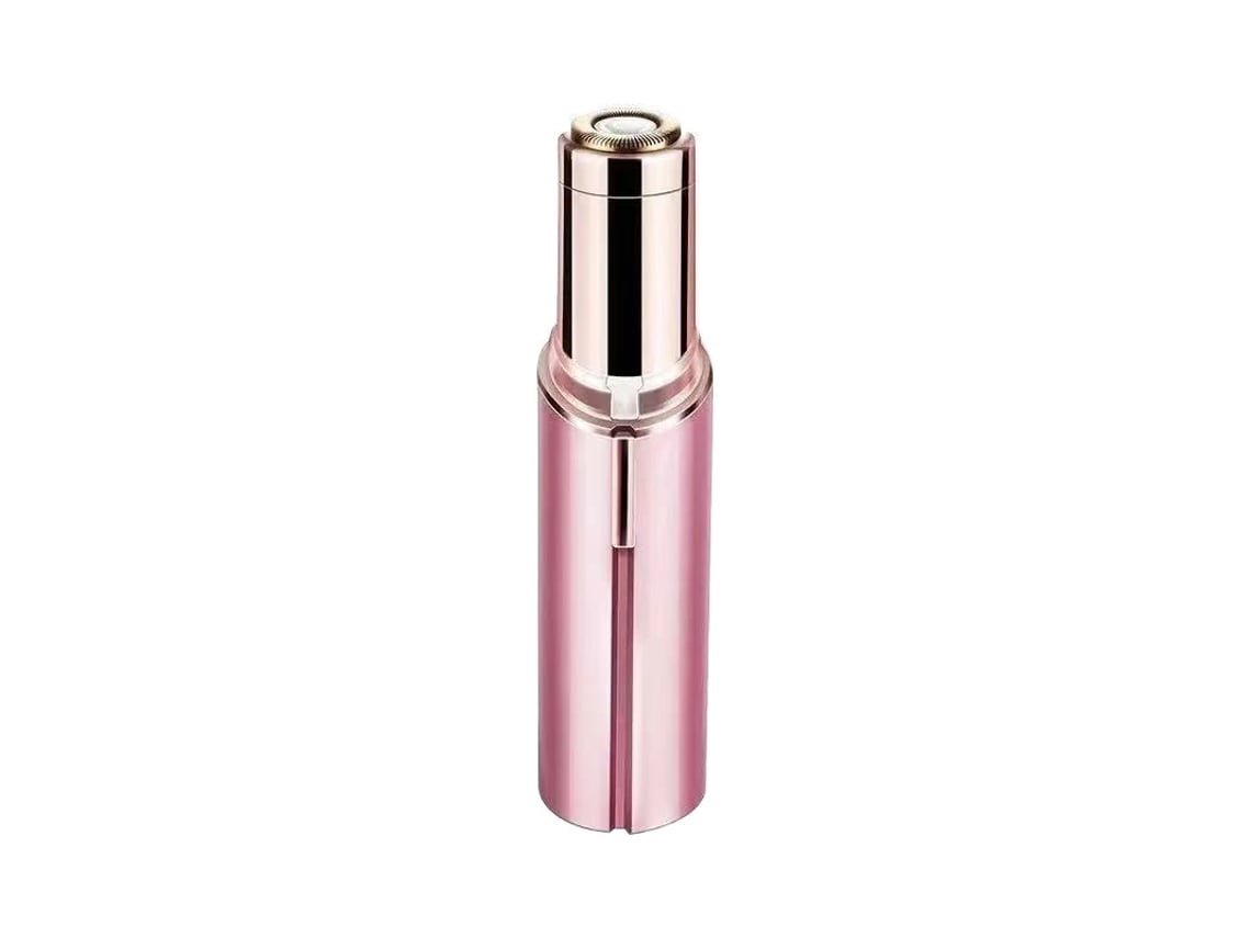 Aparador Elétrico Facial para Sobrancelhas Recarregável Via Usb Indolor Portátil Feminino Rosa AQUAFORGE