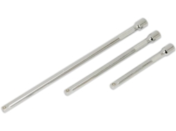 Conjunto De Barras De Extensão Ak6330 Com 3 Peças E Encaixe Quadrado De 1/4".
