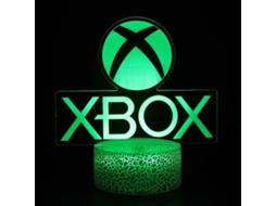 Iluminação De Mesa Para Sala Jogos Xbox, Decoração De Mesa, Luz Noturna 3d, Ícone Do Console De Jogos, Luzes Com Sensor Para Crianças, Azul Marinho