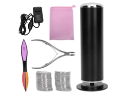 Lima elétrica para remoção de calos, pele morta, lixa para pés, conjunto de ferramentas para pedicure com plugue americano 110-240V. -SLOWMOOSE