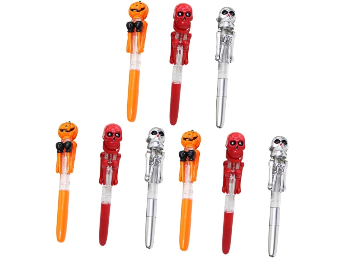Conjunto De 9 Canetas Stobok Para O Halloween, Incluindo Canetas Com
