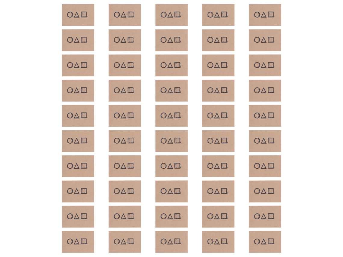 Mali cartão de Convite de Jogo de Tv 8650 4006 Papel Marrom Tema Cosplay 50pcs