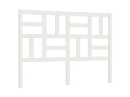 Cabeceira de Cama 156x4x104 Cm Pinho Maciço Branco MAISON EXCLUSIVE