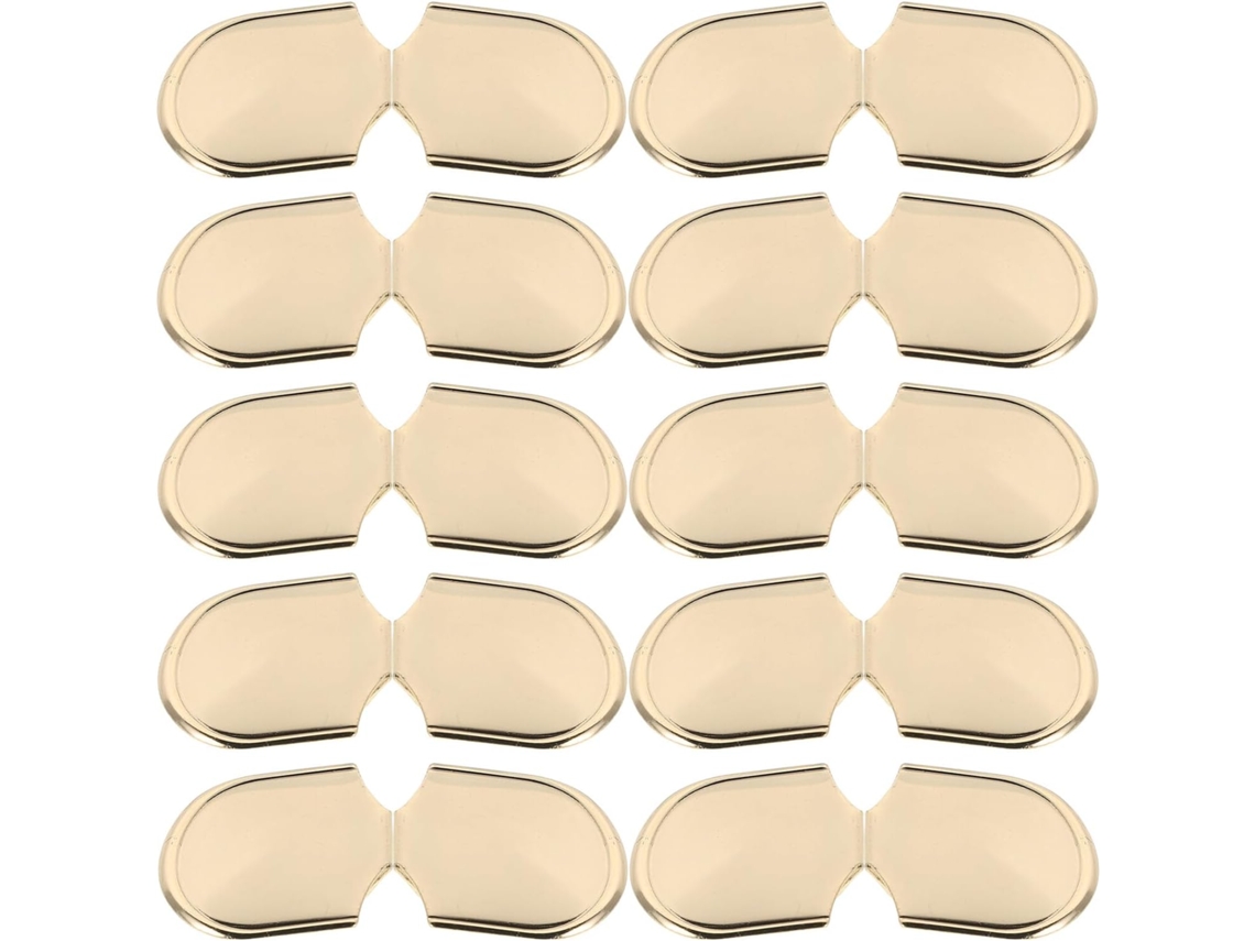 Placas De Armadura Em Escala Medieval, 20 Peças, Material De Aço, Cor Ferro Dourado, Acessórios