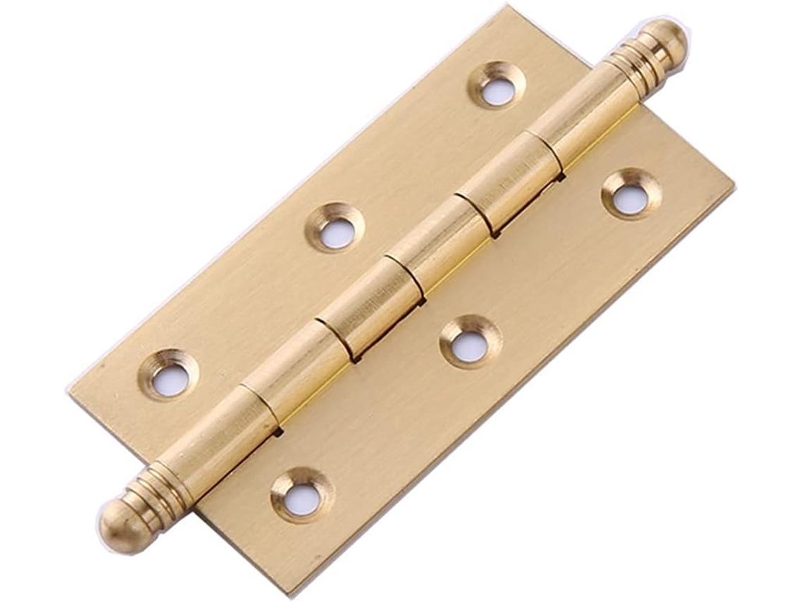 Dobradiças De Encaixe Para Móveis, Armários, Latão Dourado, Pacote