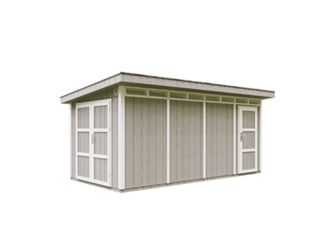 Abrigo com Painéis Lp® Smartside® M905C-Tundra Grey TIMBELA