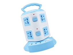Laxiscreed Extensão Multi-funções Tower Com Proteção De Sobrecarga E Portas Usb