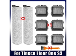 Peças De Reposição Para Aspirador De Pó E Água Sem Fio Tineco Ifloor 3 / Floor One S3: Escova Rotativa E Filtro Hepa._glo