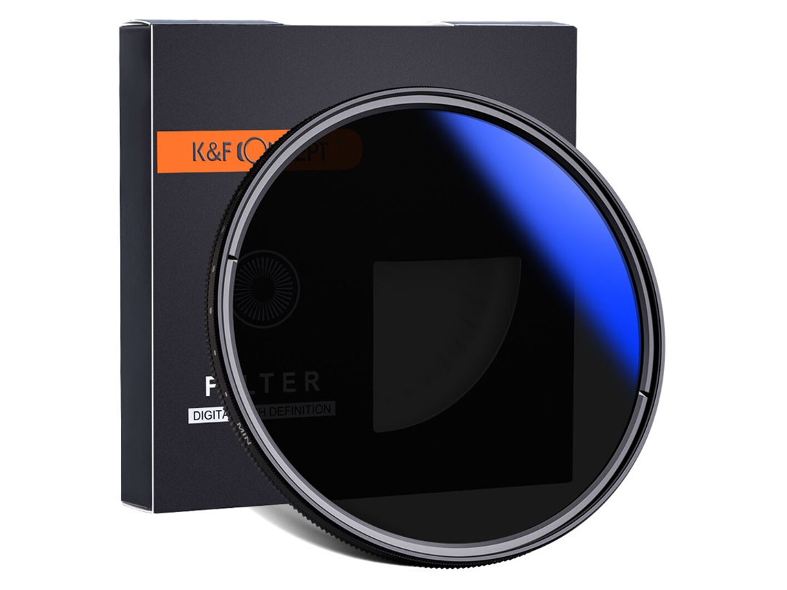 Filtro KF Nano C ND2 400 variável com revestimento azul, 67 mm