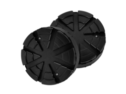 Almofadas De Elevação De Borracha Antiderrapantes Para Macacos Hidráulicos, Diâmetro Padrão, Conjunto De 2 Peças.