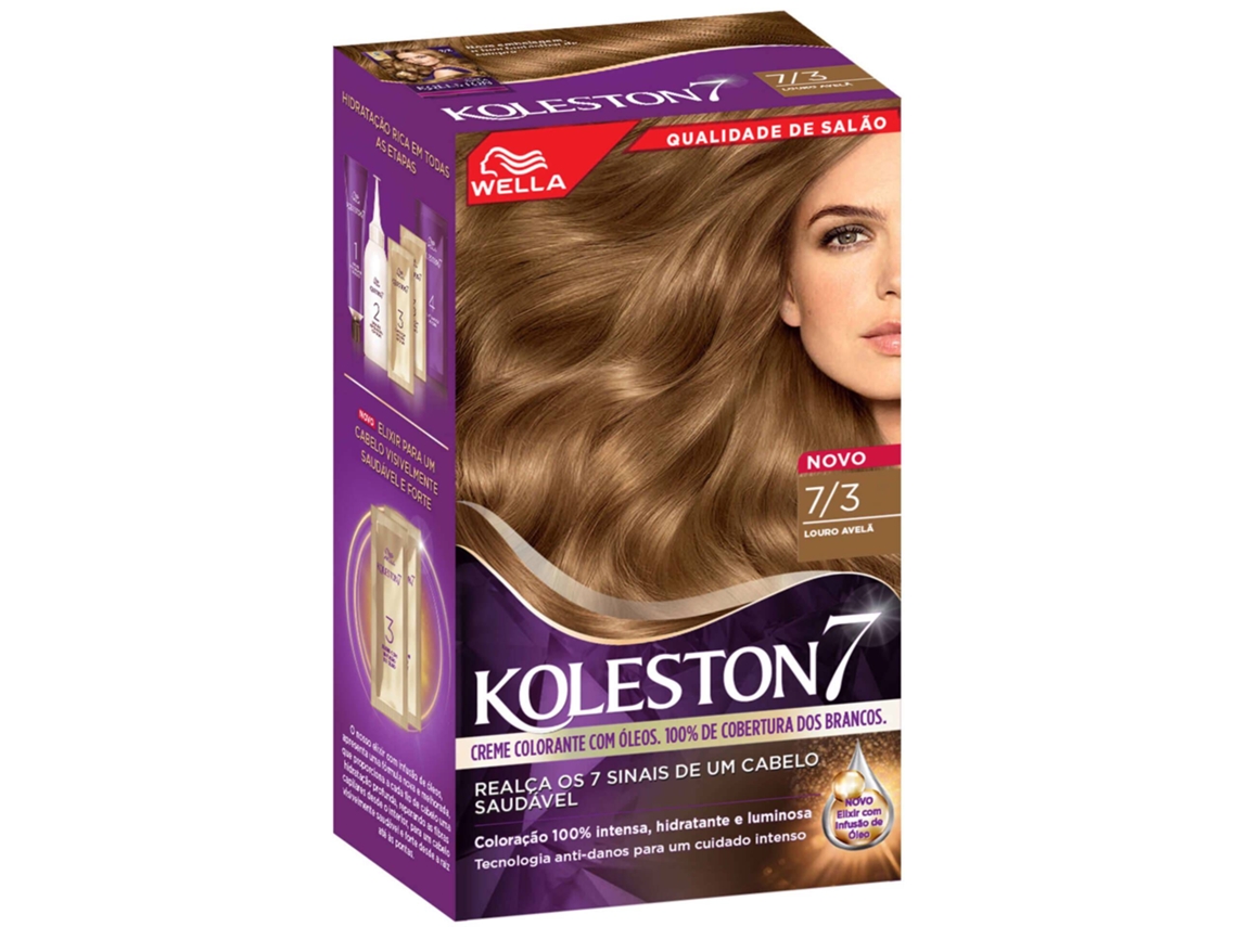 Coloração Permanente Louro Avelã 7.3 KOLESTON emb. 1 un