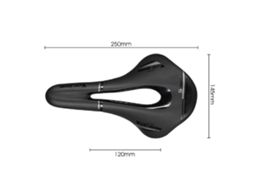 Assento de Bicicleta Confortável em Material Pu com Tampa de Chuva
