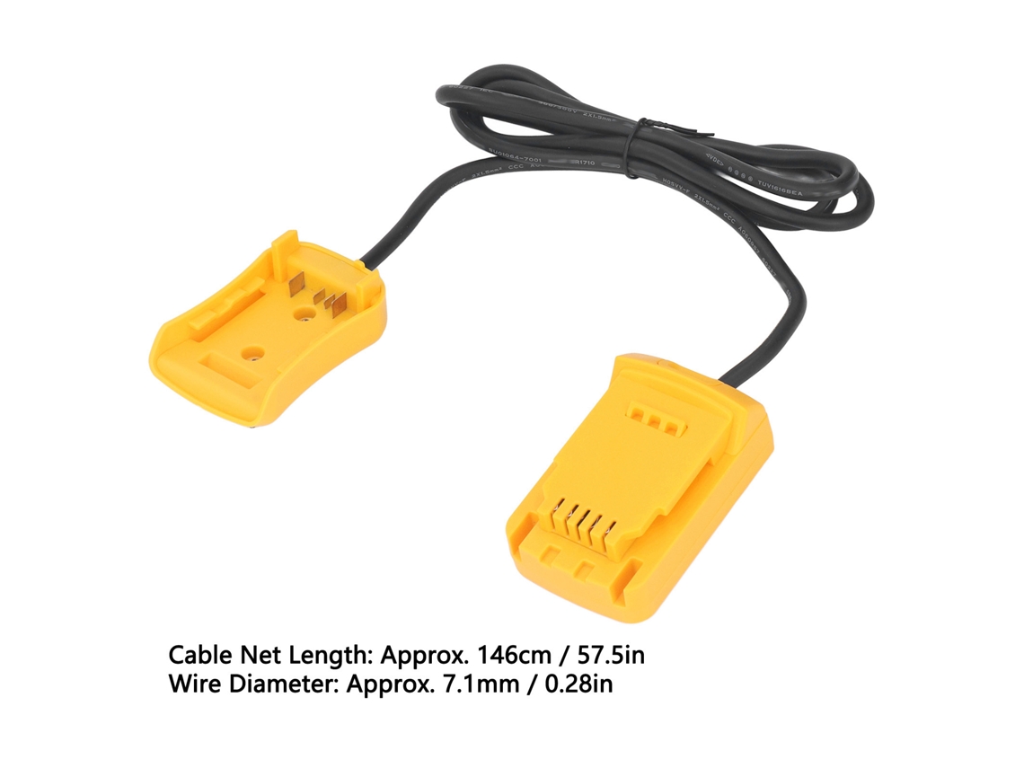 Laxiscreed Adaptador De Extensão Para Baterias De Lítio Com Clip De Batalha E Redutor De Peso