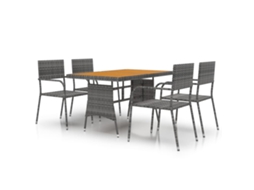 Outdoor Dining Set, Outdoor Dining Sets Vidaxl Cinzeto Rattan / Vime (n/a)