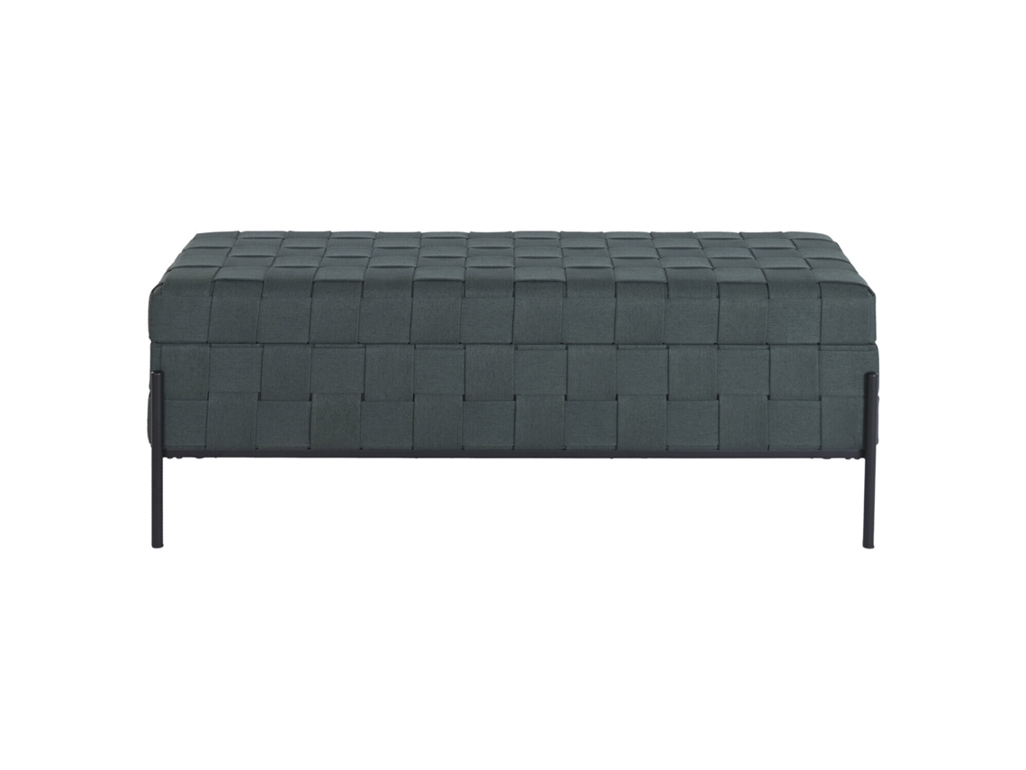 Banco para sapatos em poliéster e metal com tampa, 120x47x45cm ALEXANDRA HOUSE LIVING
