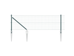 Conjunto 1 Cerca Externa Vidaxl Verde Aço (50 X 0,6 M)